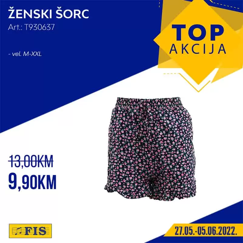 FIS TOP akcija donosi nam TOP cijene za odabrani asortiman!