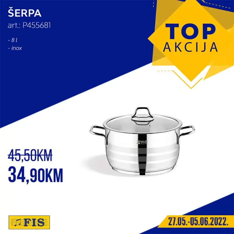 FIS TOP akcija donosi nam TOP cijene za odabrani asortiman!