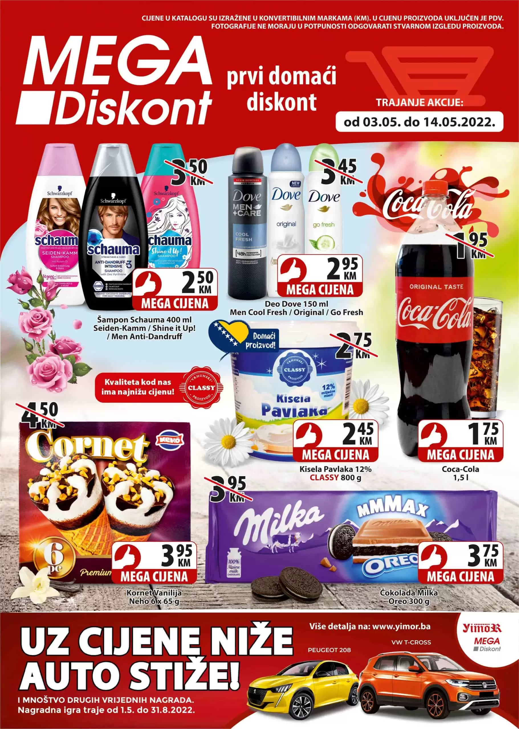 Mega Diskont kataloška akcija donosi nam sjajne akcijske cijene! 