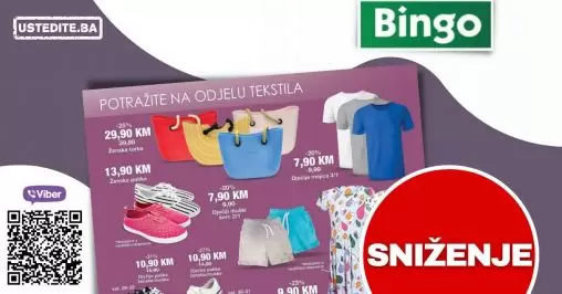 Bingo sniženje haljina! U bingo prodavnicama pronadjite haljine po cijeni od 12,90 KM