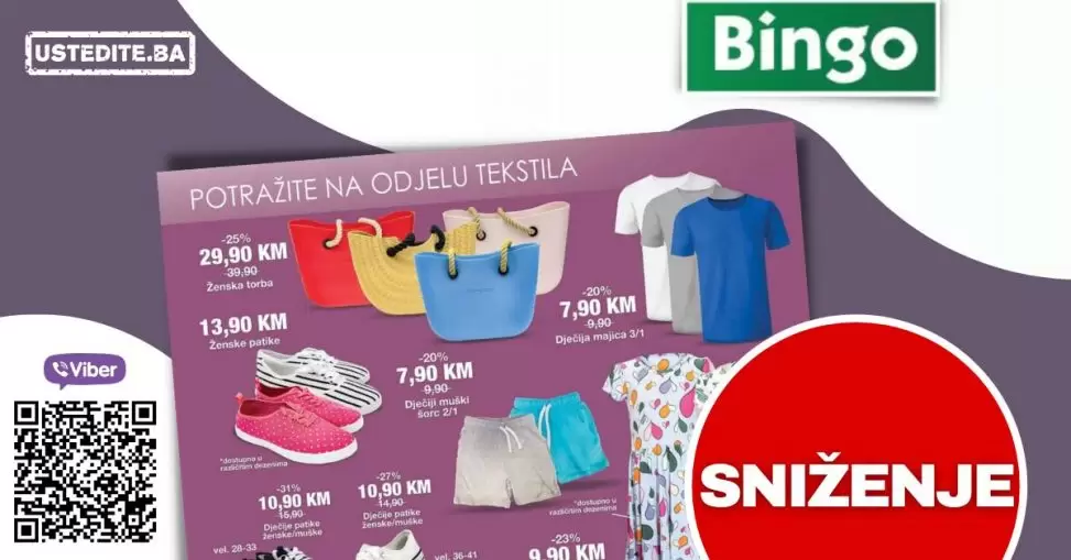 Bingo sniženje haljina! U bingo prodavnicama pronadjite haljine po cijeni od 12,90 KM