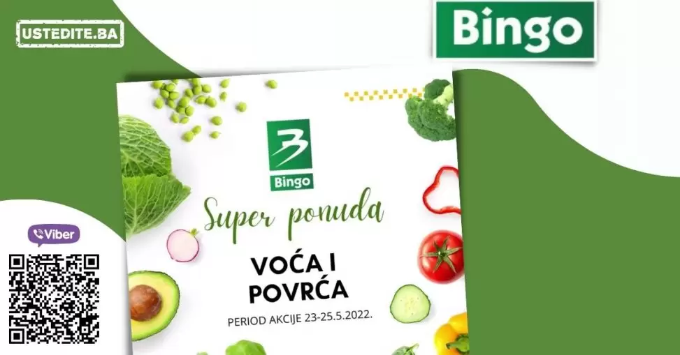 Bingo akcija na odjelu voca i povrca!