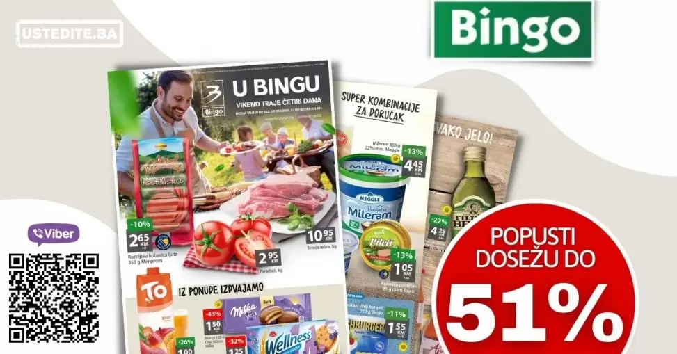 Bingo vikend katalog donosi nam super akcijske cijene! Bingo vikend akcija 25-29.05.2022. godine