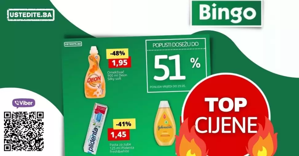 Bingo nam donosi popuste i do 51%!