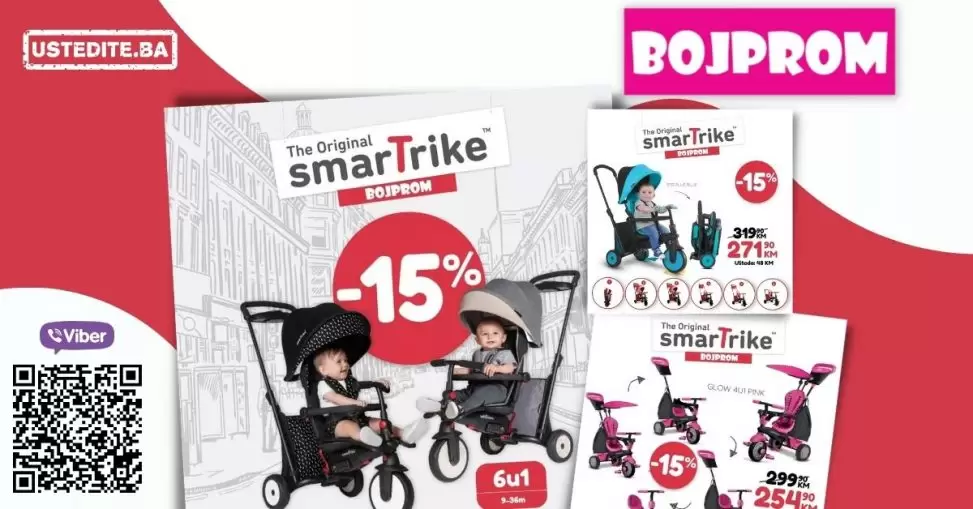 Bojprom akcija SMART TRIKE TRICIKLI do 12.05.2022.