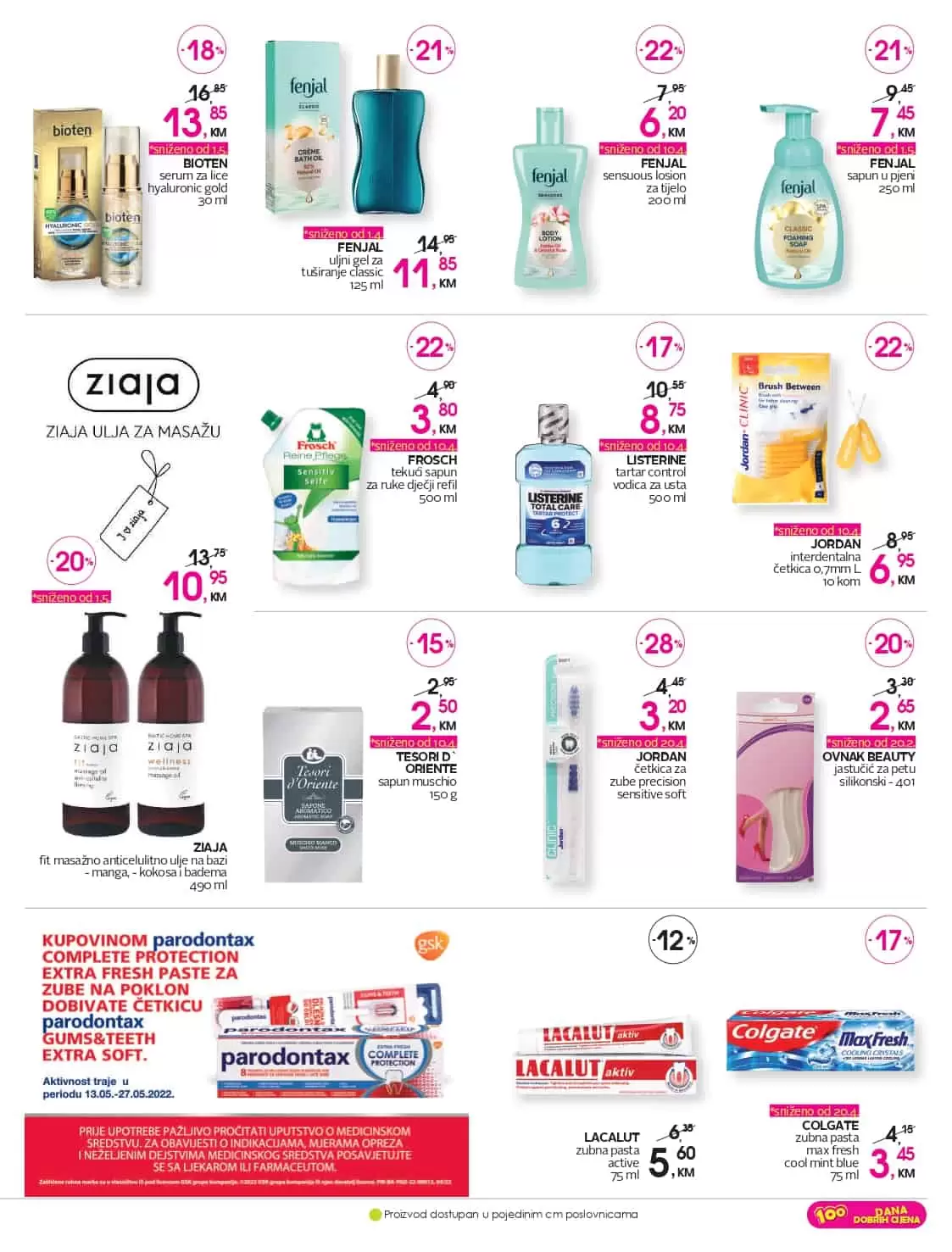 cm akcijski katalog 13-27.05.2022. u cm prodavnicama pronadjite proizvode za njegu tijela, losione za tijelo po akcijskim cijenama!