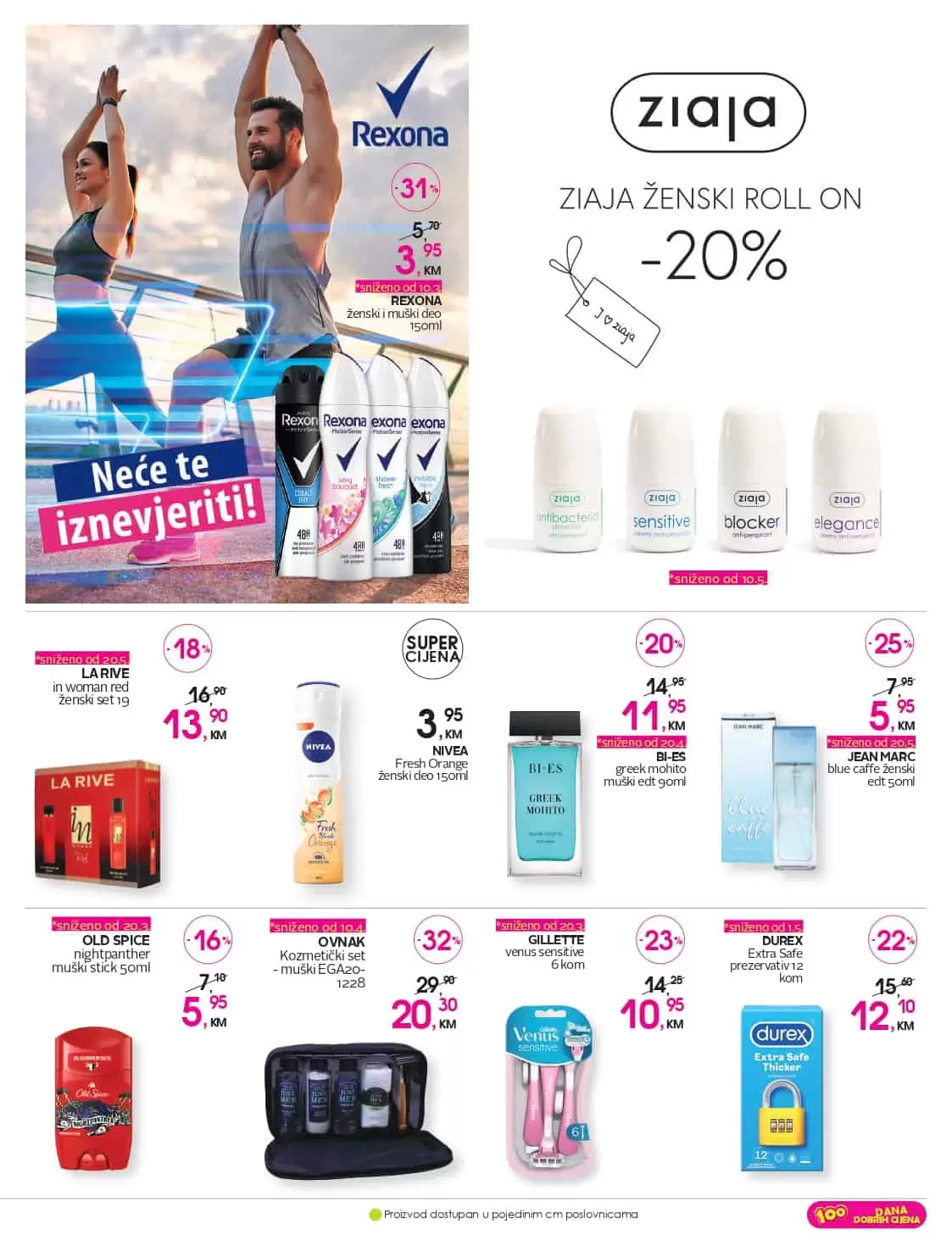 Novi cm katalog donosi nam odlične snižene cijene make up proizvoda! Na sniženju su cm parfemi, proizvodi za suncanje, proizvodi za njegu lica i tijela, muska kozmetika. U cm prodavnicama pronaci cete i veliki izbor proizvoda za bebe.