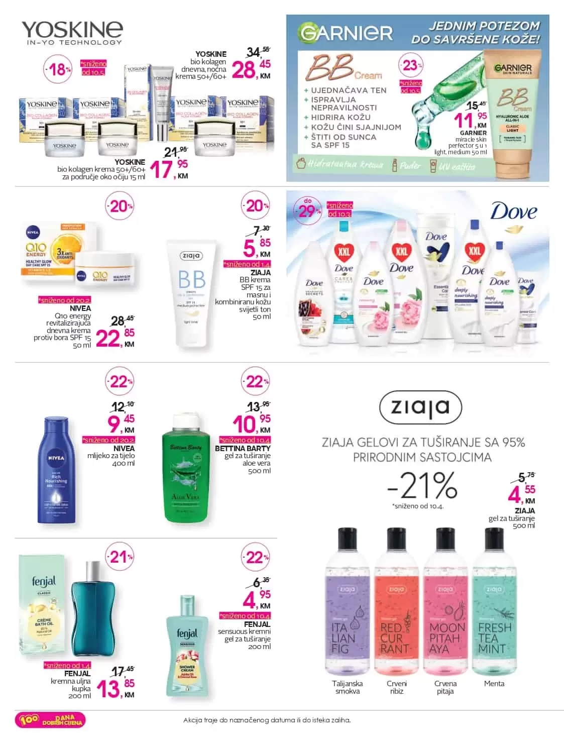 Novi cm katalog donosi nam odlične snižene cijene make up proizvoda! Na sniženju su cm parfemi, proizvodi za suncanje, proizvodi za njegu lica i tijela, muska kozmetika. U cm prodavnicama pronaci cete i veliki izbor proizvoda za bebe.