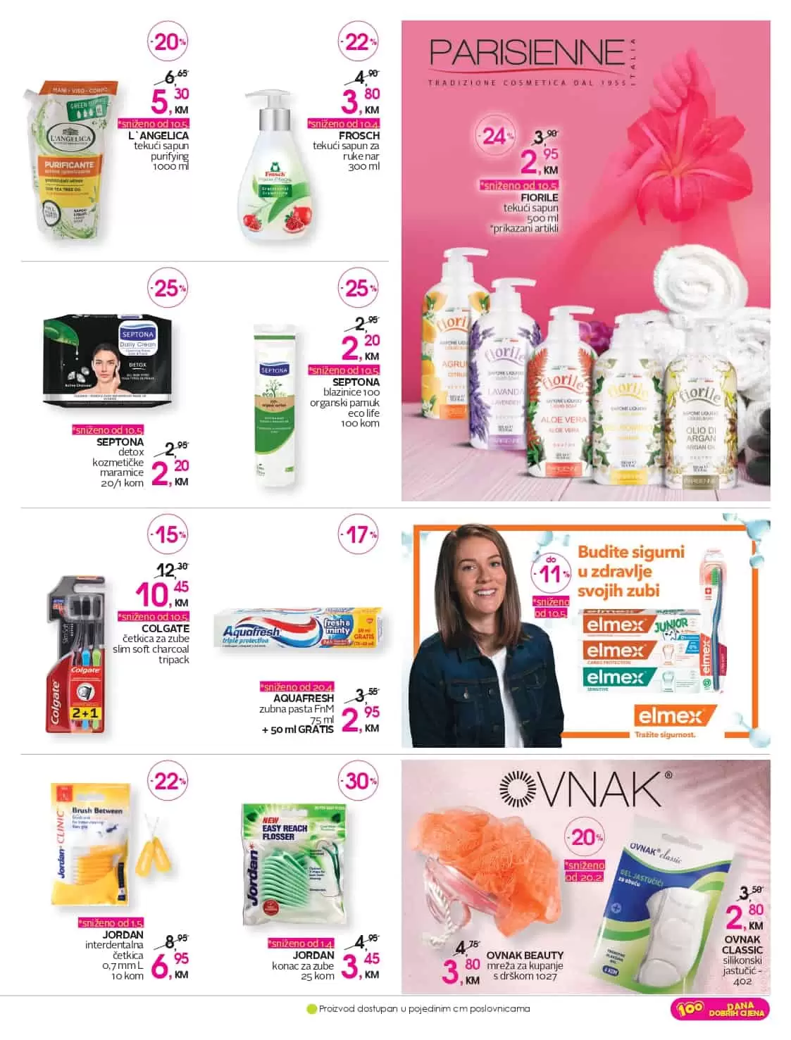 Novi cm katalog donosi nam odlične snižene cijene make up proizvoda! Na sniženju su cm parfemi, proizvodi za suncanje, proizvodi za njegu lica i tijela, muska kozmetika. U cm prodavnicama pronaci cete i veliki izbor proizvoda za bebe.