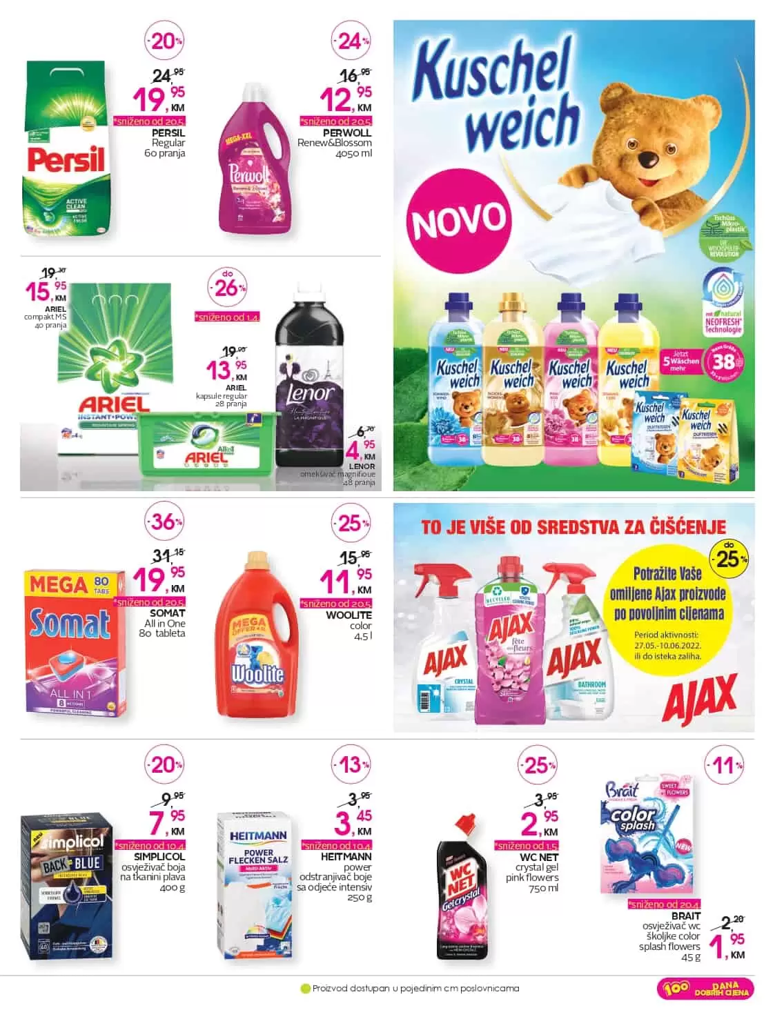 Novi cm katalog donosi nam odlične snižene cijene make up proizvoda! Na sniženju su cm parfemi, proizvodi za suncanje, proizvodi za njegu lica i tijela, muska kozmetika. U cm prodavnicama pronaci cete i veliki izbor proizvoda za bebe.