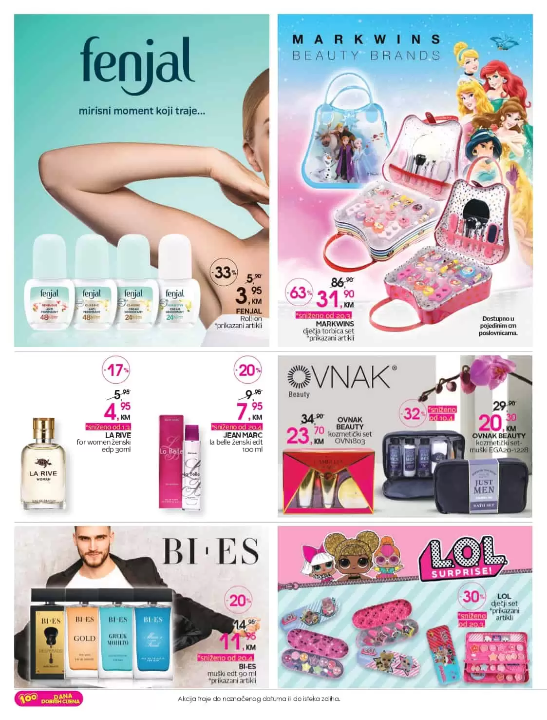 cm katalog donosi nam sniženja i do 50% na make up-u, parfemina, proizvodima za njegu lica i ttijela, kucnoj hemiji..