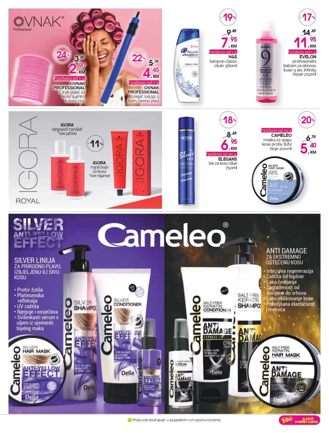 cm katalog donosi nam sniženja i do 50% na make up-u, parfemina, proizvodima za njegu lica i ttijela, kucnoj hemiji..