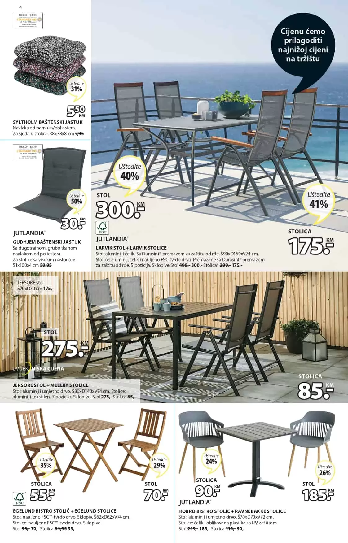 Jysk katalog nam donosi 60% popusta na odabrani JYSK namjestaj