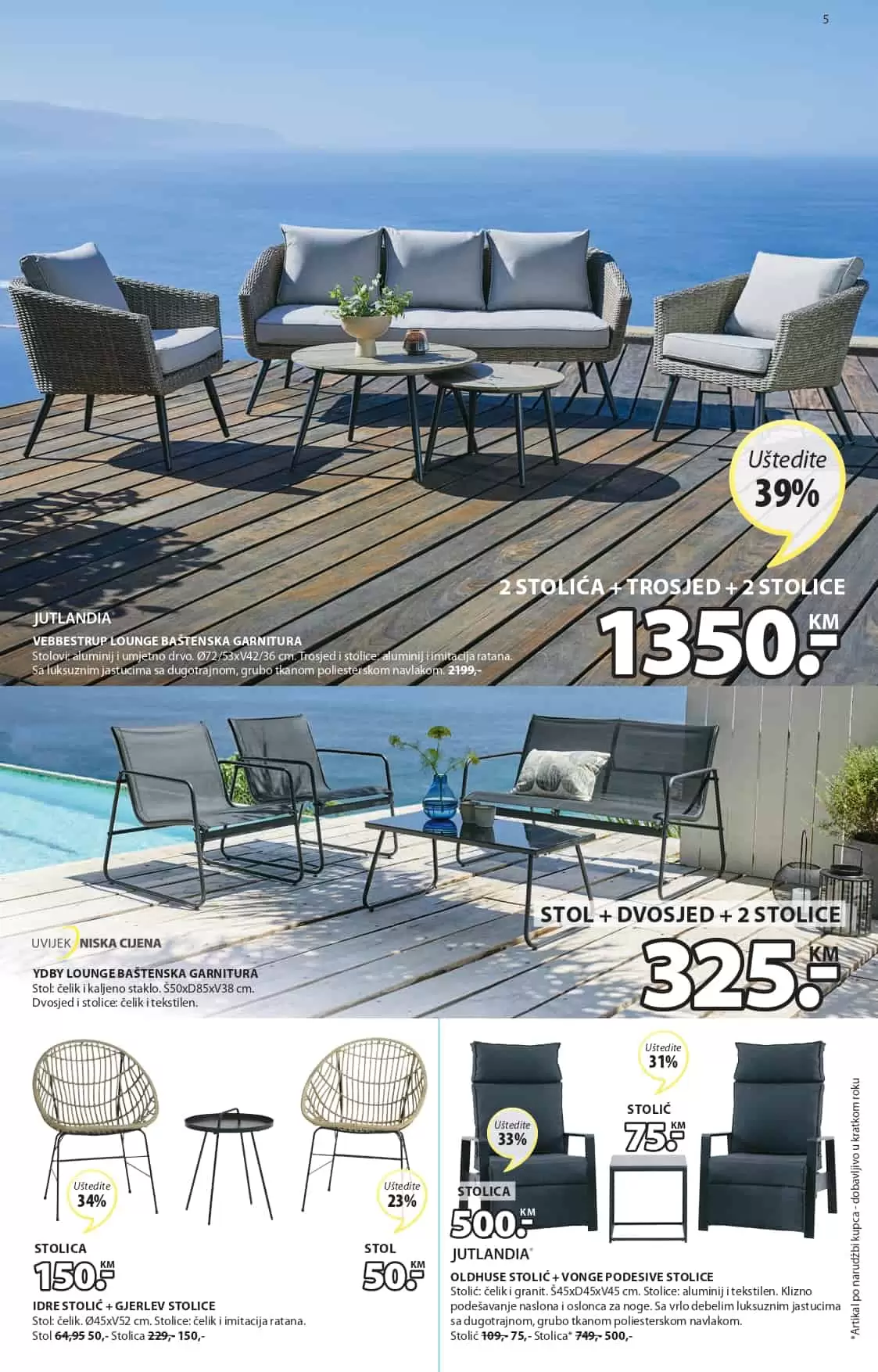 Jysk katalog nam donosi 60% popusta na odabrani JYSK namjestaj