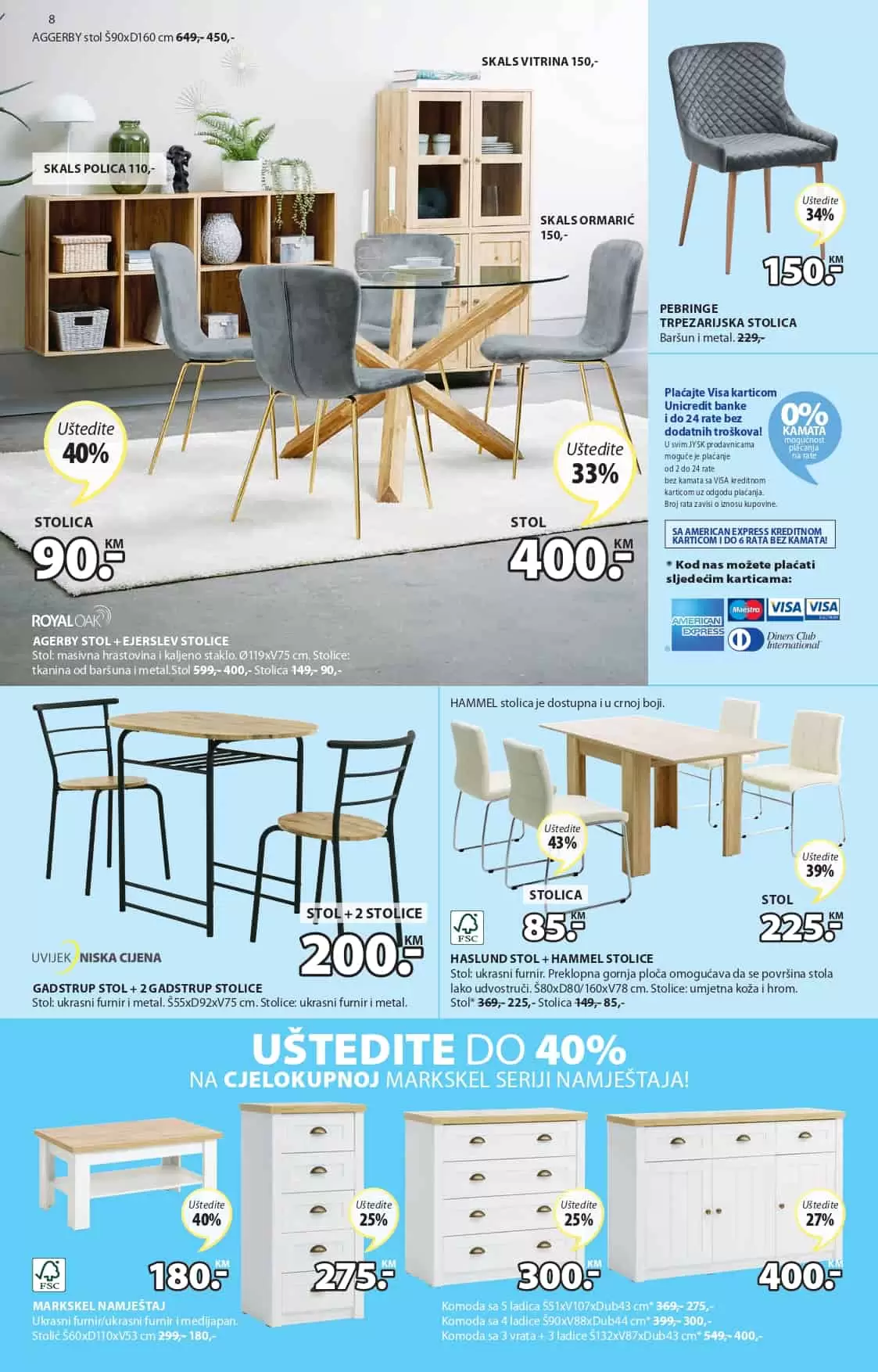 Jysk katalog nam donosi 60% popusta na odabrani JYSK namjestaj