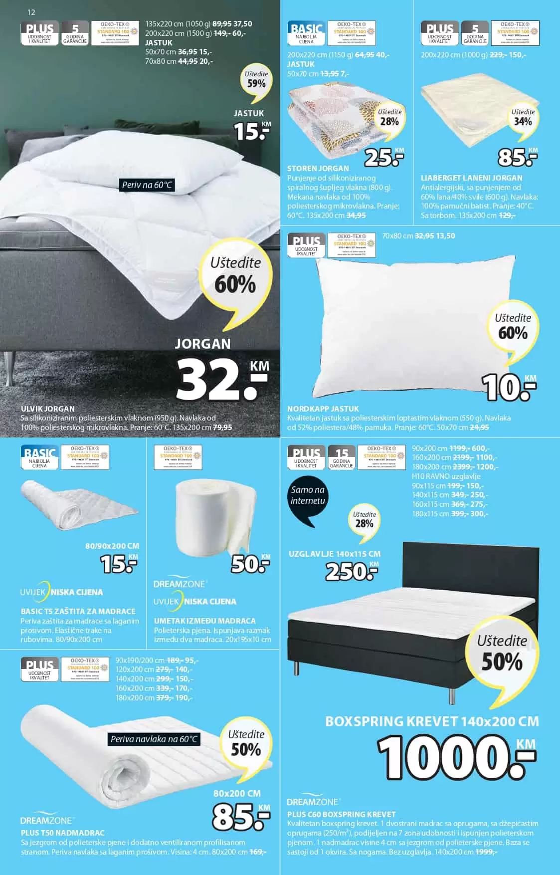 Jysk katalog nam donosi 60% popusta na odabrani JYSK namjestaj