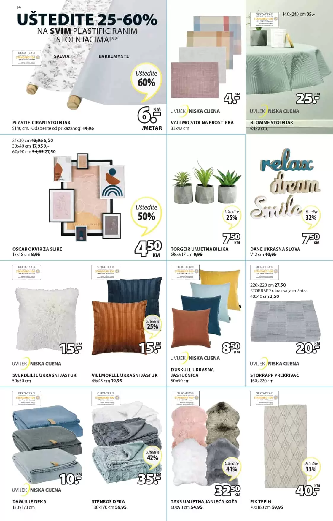 Jysk katalog nam donosi 60% popusta na odabrani JYSK namjestaj