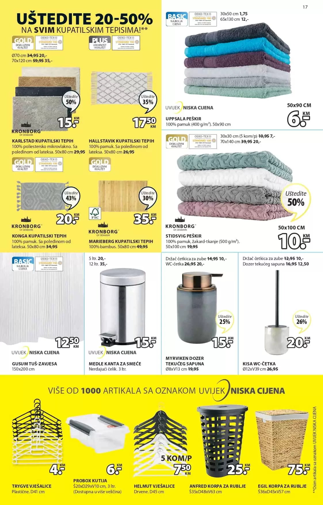 Jysk katalog nam donosi 60% popusta na odabrani JYSK namjestaj