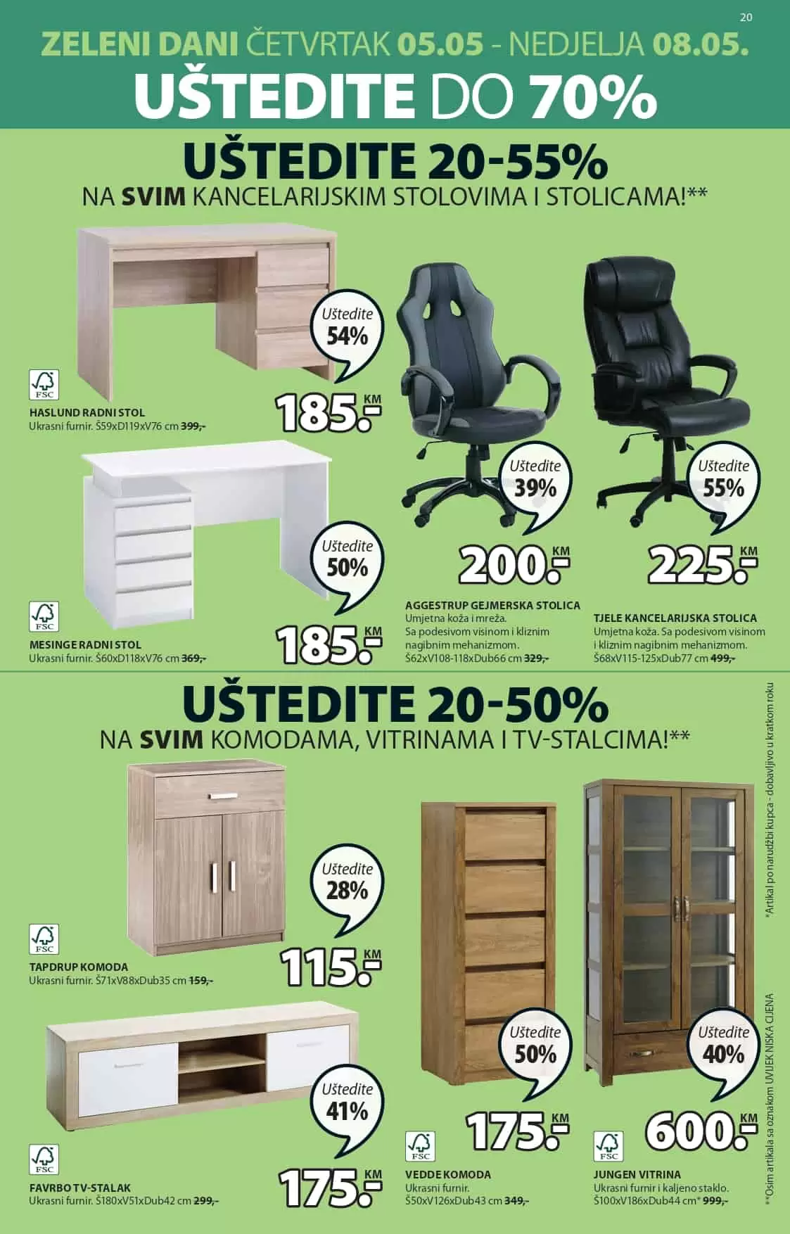 JYSK zeleni dani donose nam uštede i do 70%! Pogledajte jysk katalg i uštedite novac!