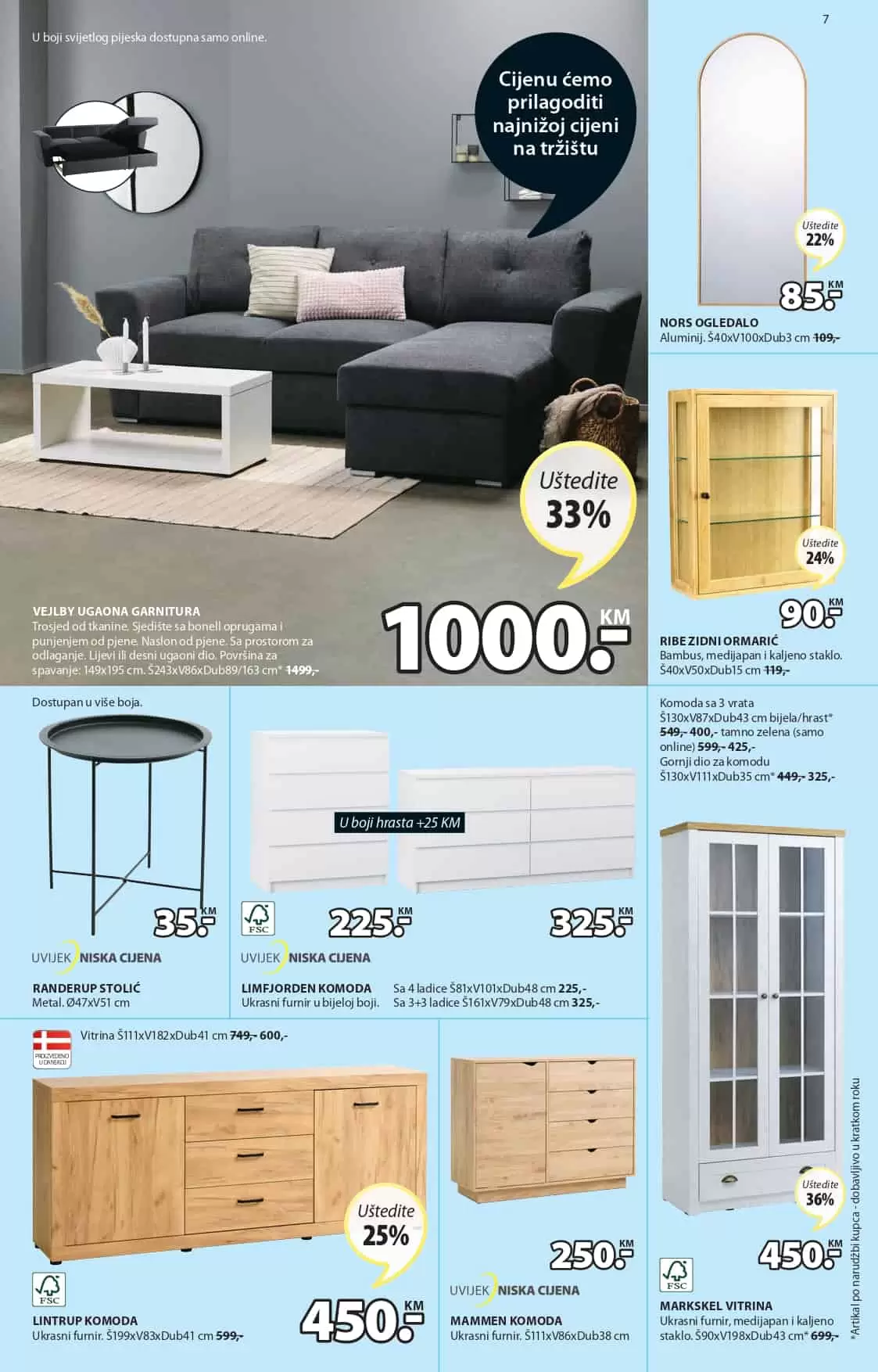 Mali sklopivi stolic idealan za dnevni booravak ili balkon pronadjite u JYSK prodavnicama. Jysk namjestaj odusevit ce vas!