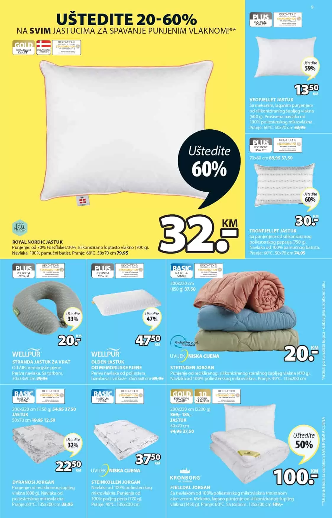 Jysk madraci i JYSK nadmadraci su sniženi!