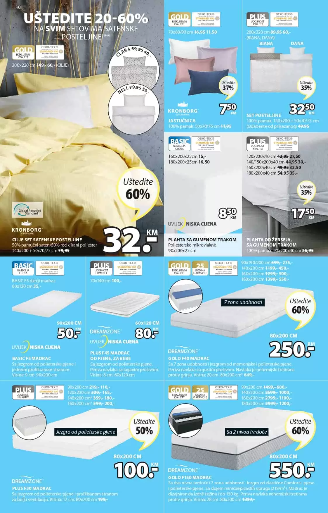 Jysk madraci i JYSK nadmadraci su sniženi!