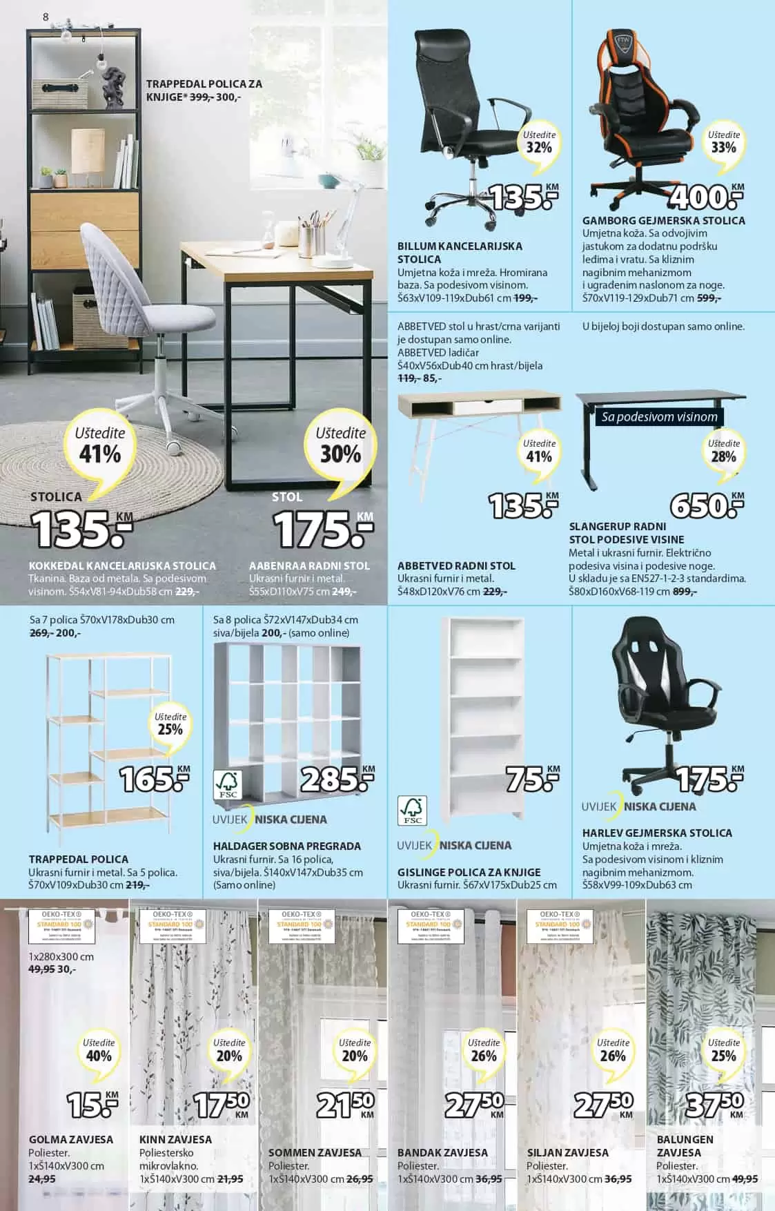 Jysk katalog nas uvijek oodusevi svojom ponudom. Na sniženju je JYSK namjestaj, jysk bastenski namjestaj, madraci, nadmadraci, kucni tekstil i jos mnogo toga!