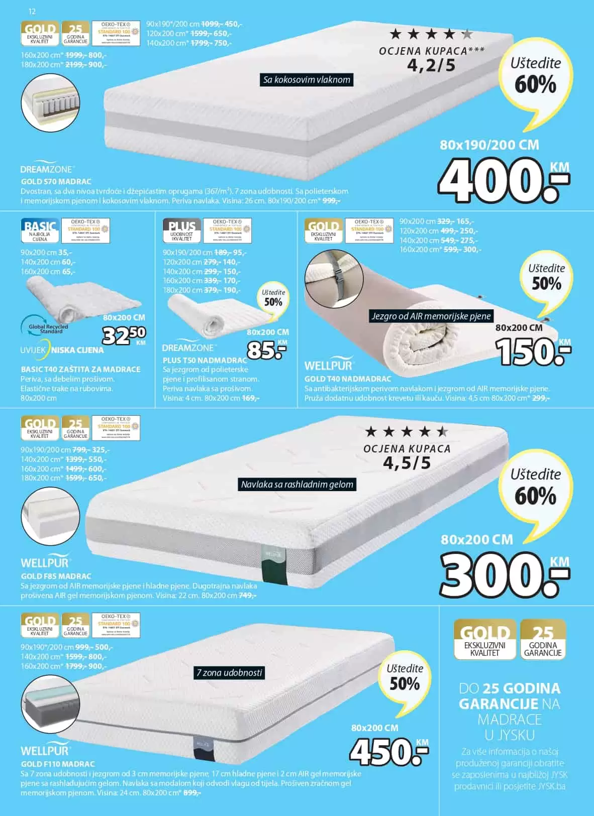Jysk katalog donosi nam sjajne akcijske cijene namještaja, baštenskog namještaja, kućnog tekstila.