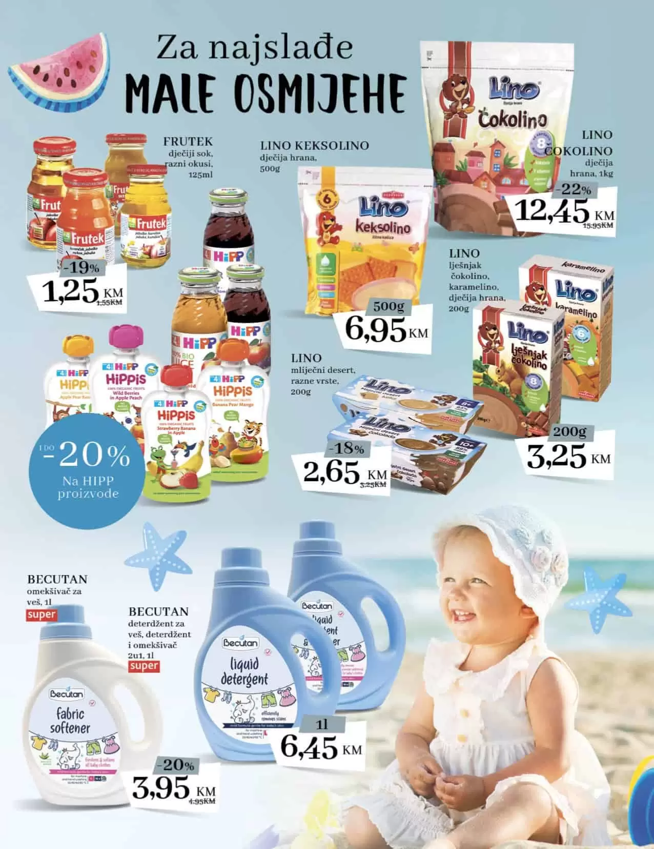 Konzum katalog ljeto donosi nam popuste i do 39%! Na sniženju su proizvodi za suncanje, prozvodi za bebe, pelene za bebe i još mnogo toga!