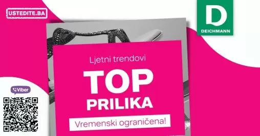 Deichmann TOP PRILIKA vremenski ograničena ⏰ 23.05-05.06.2022.