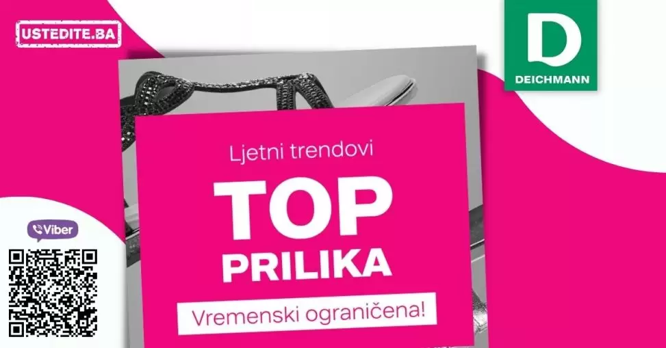 Deichmann TOP PRILIKA vremenski ograničena ⏰ 23.05-05.06.2022.