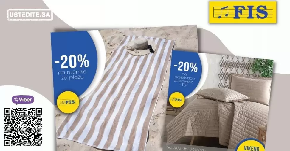 Fis vikend akcija kucnog tekstila!