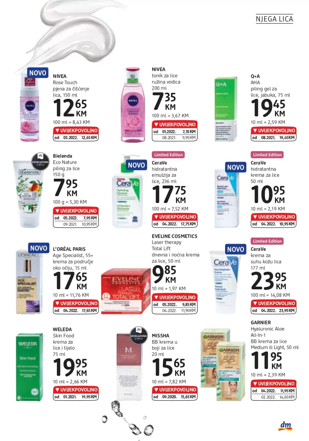 Novi dm Katalog je tu! Donosi nam UVIJEKPOVOLJNO cijene! Posjetite najblizu dm prodavnicu i uštedite novac!