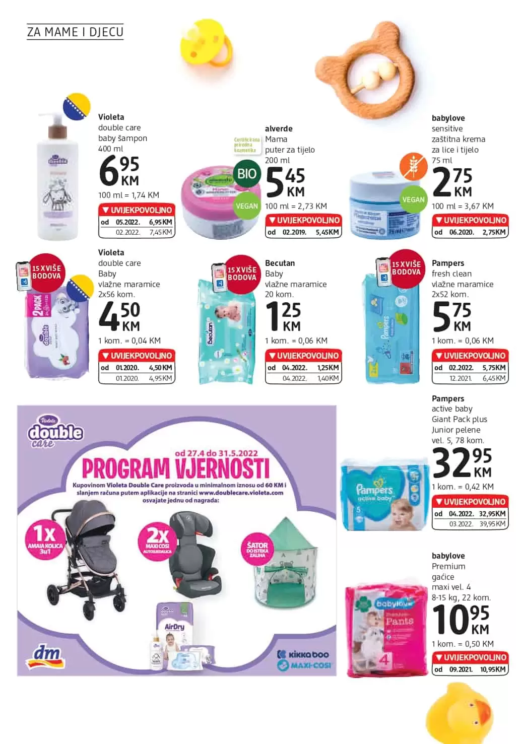 Novi dm Katalog je tu! Donosi nam UVIJEKPOVOLJNO cijene! Posjetite najblizu dm prodavnicu i uštedite novac!