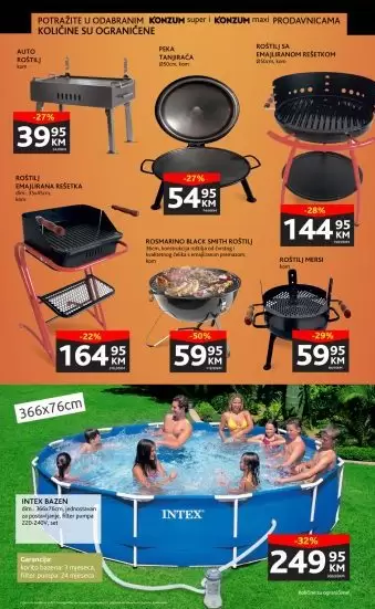 Konzum vikend akcija donosi nam popuste i do 50% na hrani! Kupujte prehrambene proizvode po sniženim cijenama! Uživajte u pogodnostima koje nam donosi Konzum katalog!