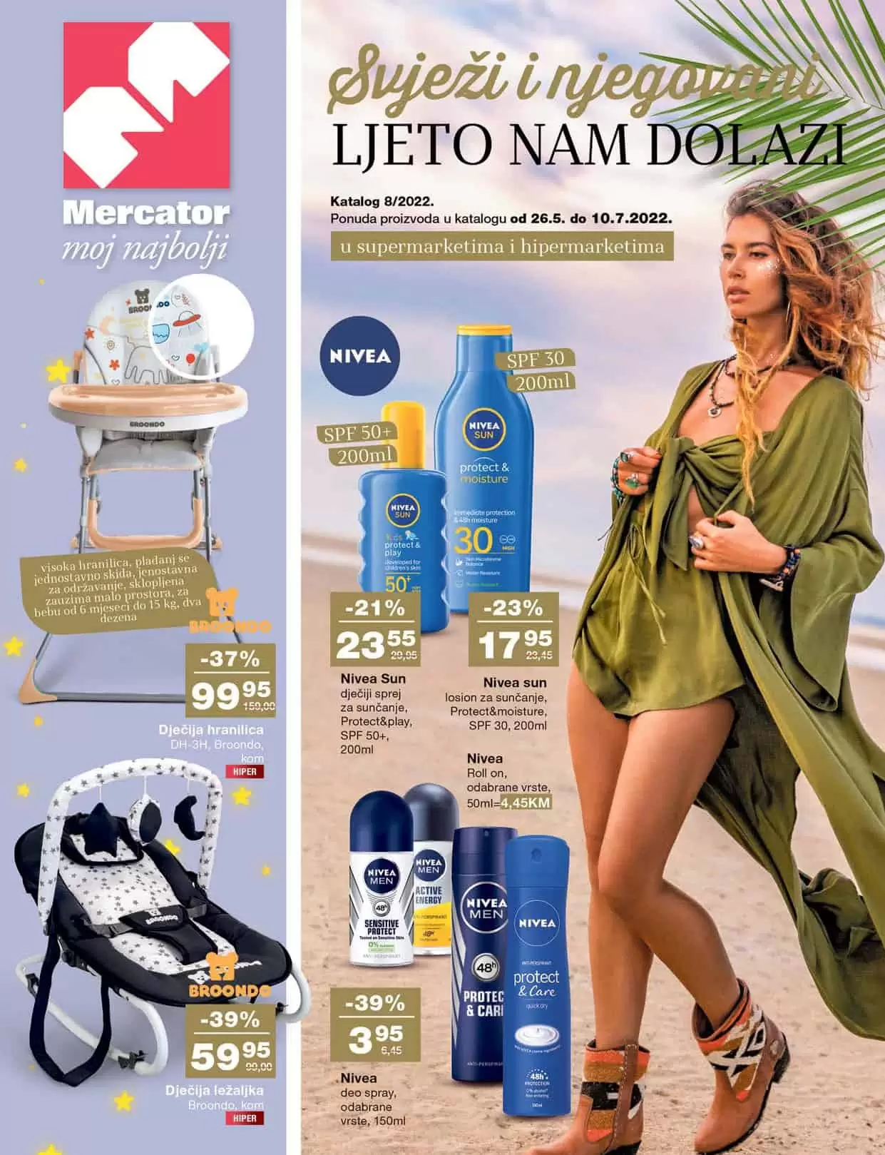 Mercator katalog LJetpo i njega donosi nam TOP ponudu! Pogledajte i brzo u Mercator prodavnice. 