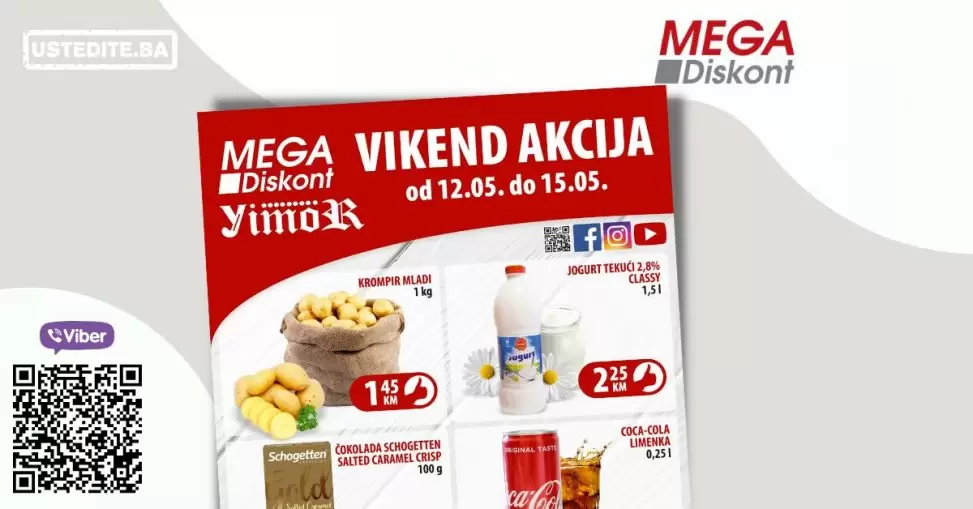 Mega Diskont vikend akcija donosi nam sjajne akcijske cijene!
