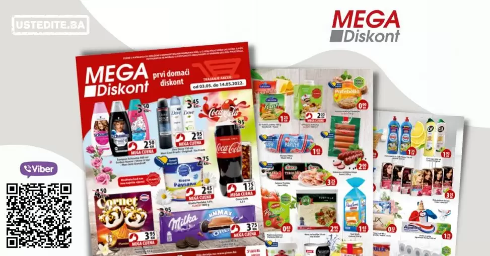 Mega Diskont kataloška akcija donosi nam sjajne akcijske cijene!