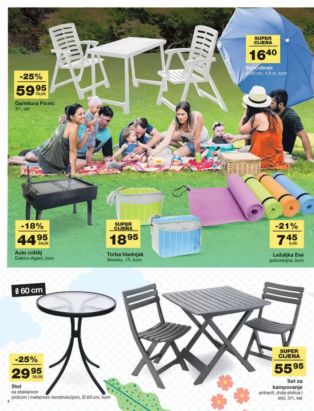 Mercator katalog donosi nam akcijske cijene bazena, bastenskog namjestaja, tekstila, posudja! Iskoristite popuste i do 50%!