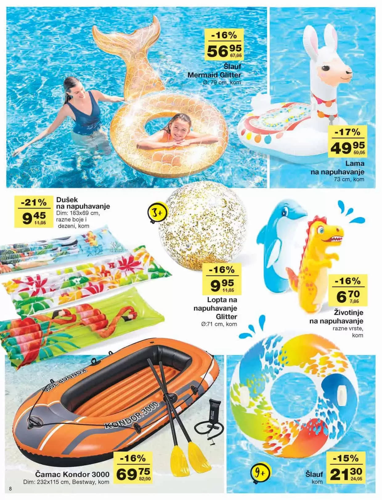 Mercator katalog donosi nam akcijske cijene bazena, bastenskog namjestaja, tekstila, posudja! Iskoristite popuste i do 50%!