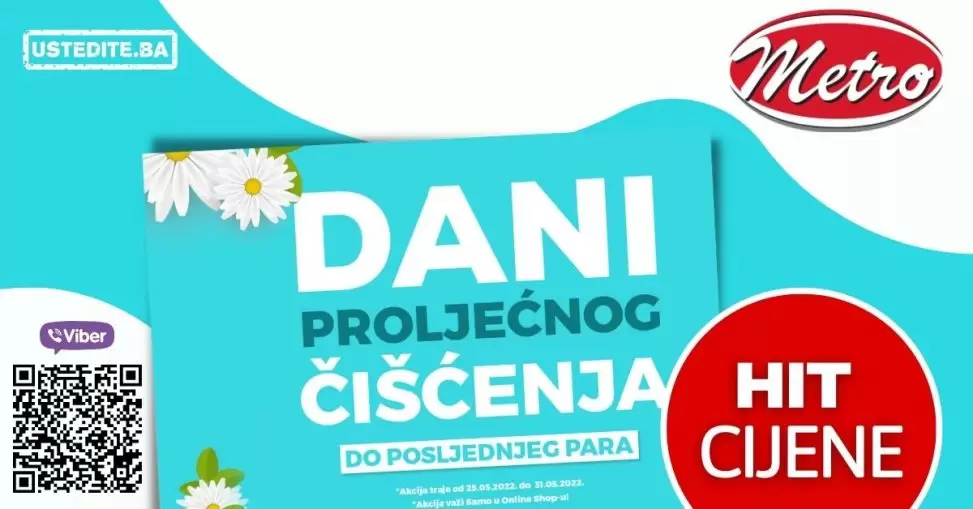 Obuća Metro Dani proljećnog čišćenja 25-31.05.2022.