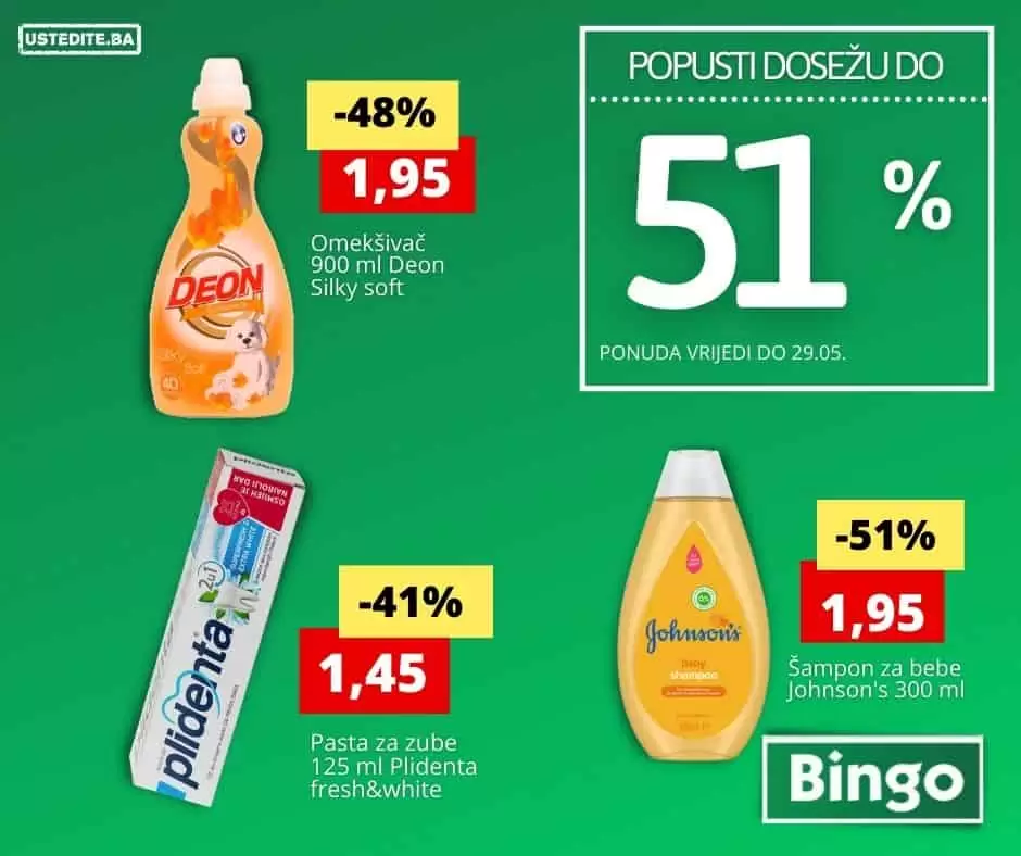 Bingo nam donosi popuste i do 51%! 