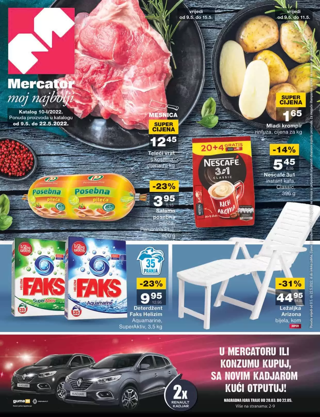 Mercator akcijski katalog donosi nam popuste i do 50%! Posjetite najblizu mercator prodavnicu i ušetdite novac!