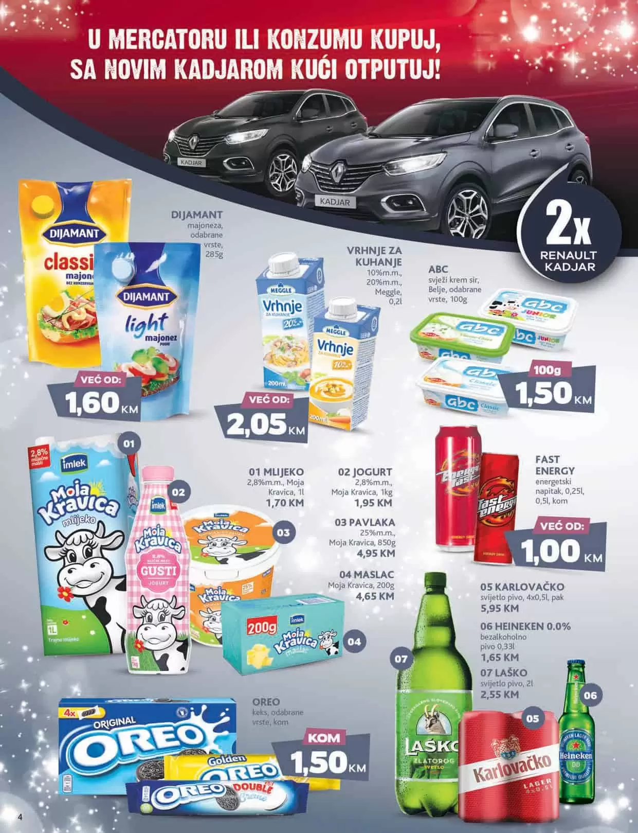 Mercator akcijski katalog donosi nam popuste i do 50%! Posjetite najblizu Mercator prodavnicu i ušetdite novac!