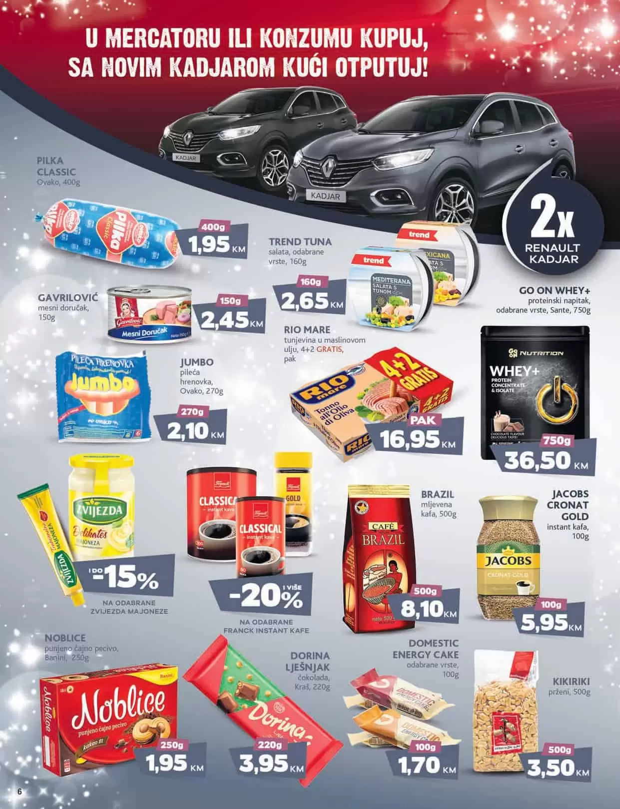 Mercator akcijski katalog donosi nam popuste i do 50%! Posjetite najblizu Mercator prodavnicu i ušetdite novac!