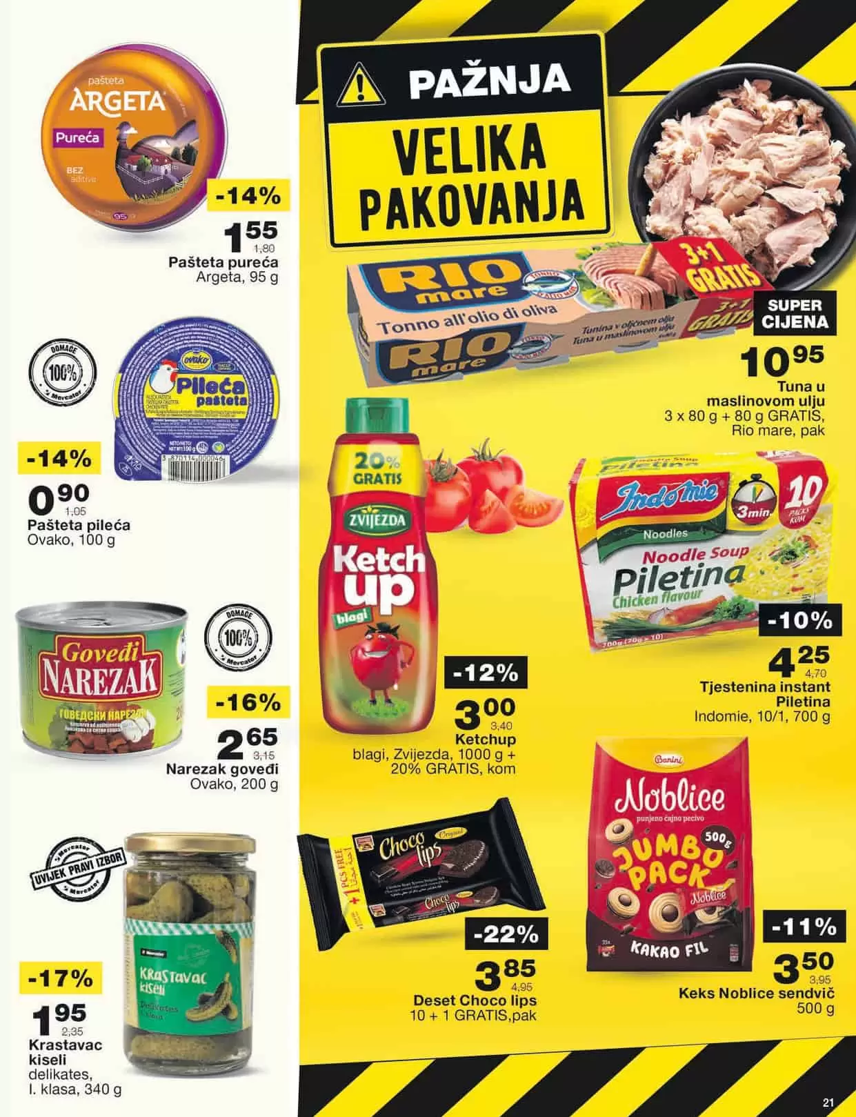 Mercator akcijski katalog donosi nam popuste i do 50%! Posjetite najblizu Mercator prodavnicu i ušetdite novac!