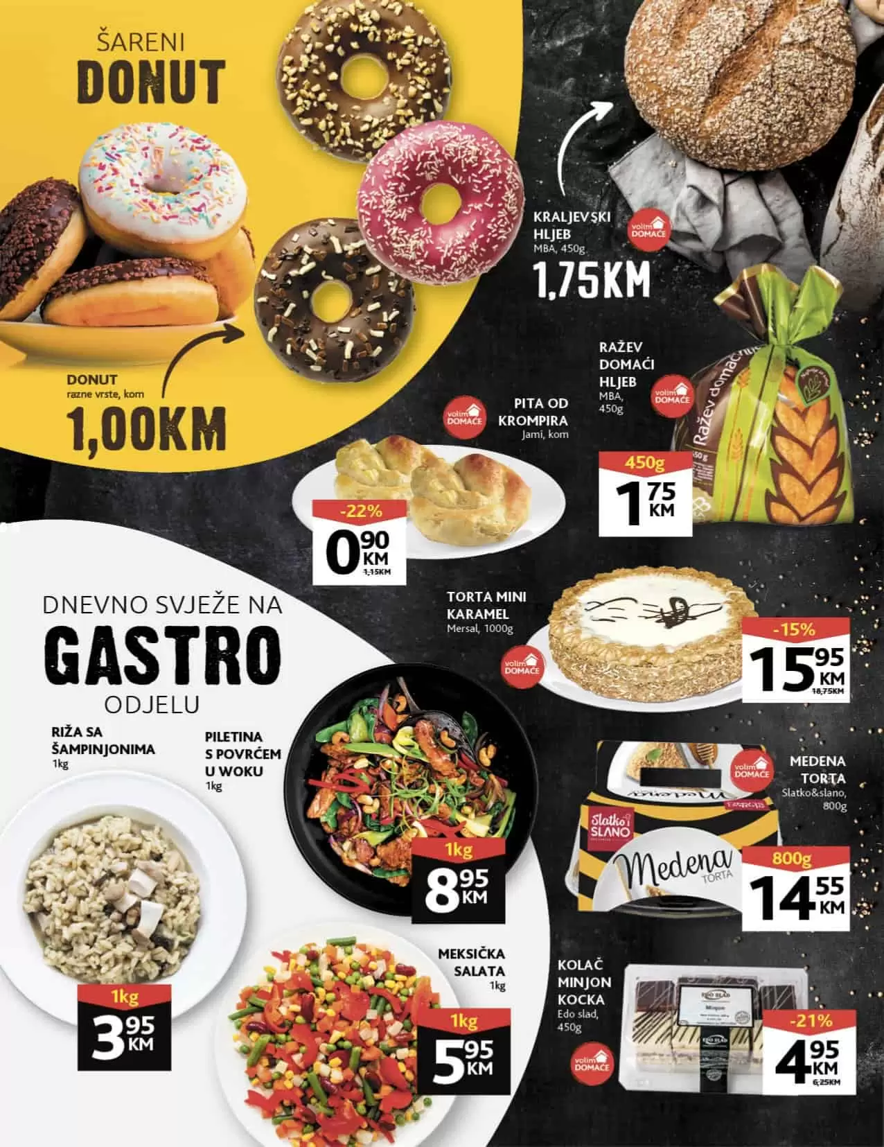 Konzum kataloog donosi nam popuste i do 50%! Pogledajte KONZM katalog i brzo u Konzum prodavnicu.