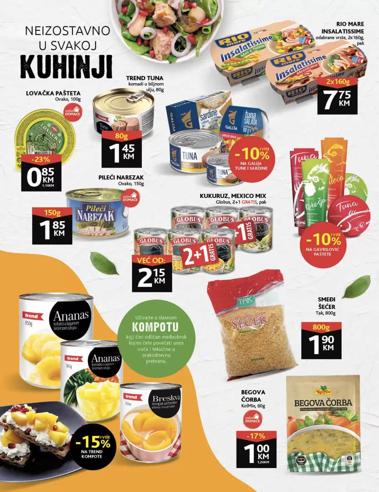 Konzum kataloog donosi nam popuste i do 50%! Pogledajte KONZM katalog i brzo u Konzum prodavnicu.