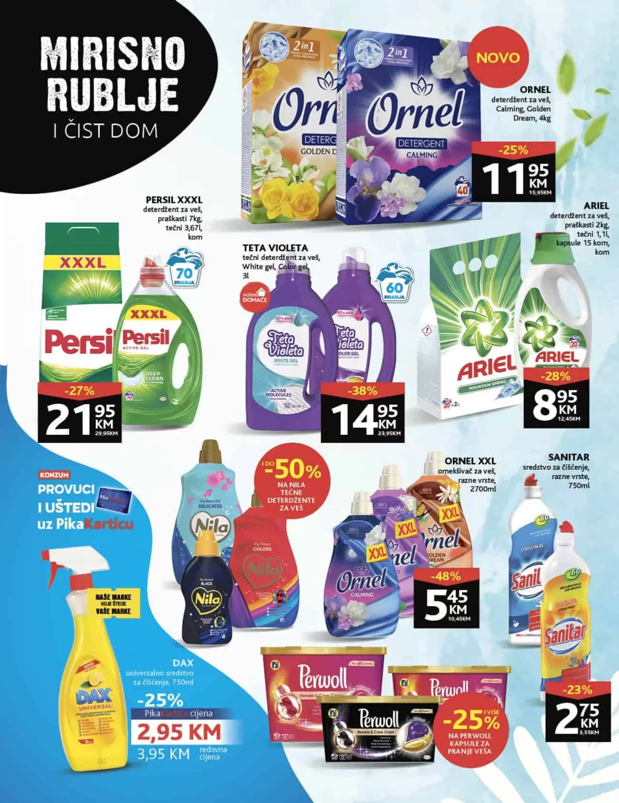 Konzum kataloog donosi nam popuste i do 50%! Pogledajte KONZM katalog i brzo u Konzum prodavnicu.
