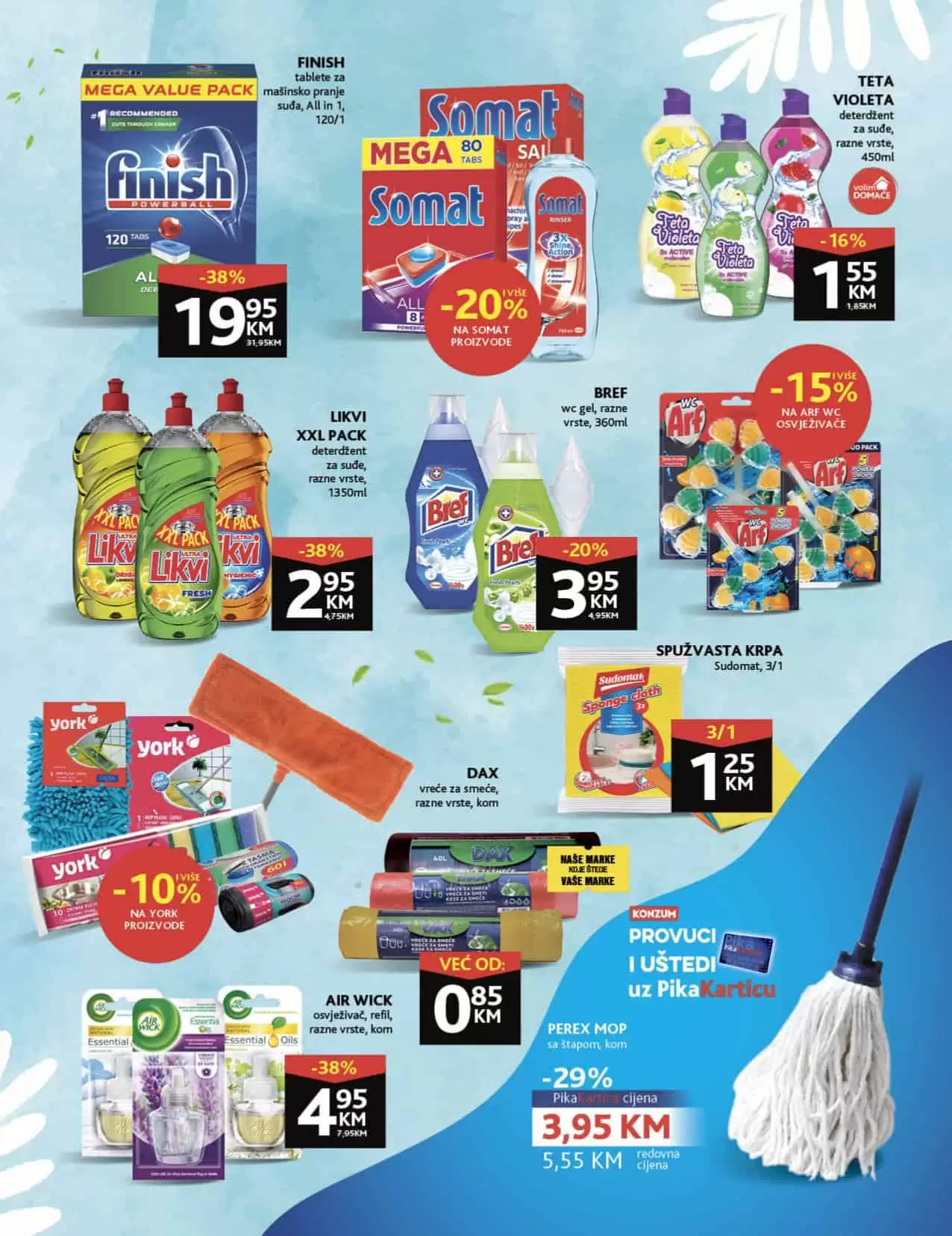 Konzum kataloog donosi nam popuste i do 50%! Pogledajte KONZM katalog i brzo u Konzum prodavnicu.